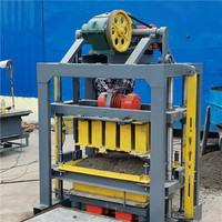 QT40-2 jamaïcain qt automatique presse hydraulique machine de fabrication de blocs de chaussée moteur vibrant bétonnière prix népal pour la guinée