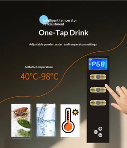 Machine à café automatique de bureau de haute qualité, à boissons chaudes instantanées, petite taille, à monnayeur, très vendue - Product Image 4