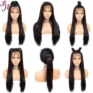 FH Bone Straight Cheveux Humains Brésiliens Bruts 13x4 13x6 HD Lace 30 Pouces Droite Lace Front Perruque de Cheveux Humains - Product Image 6