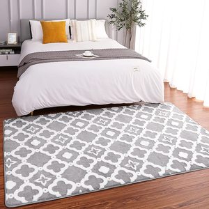 Thảm In Họa Tiết Sang Trọng Hiện Đại Có Thể Giặt Được Thảm In Hình Phòng Khách Kẻ Ca Rô Mềm Chống Trượt - Product Image 4