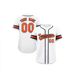Maillot de baseball personnalisé imprimé par transfert thermique avec numéros Unisexe 100% polyester Séchage rapide Respirant BROOKLYNATHLETICS NY - Product Image 1