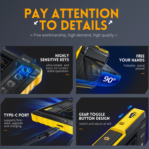 DSO152 Mini <span class=keywords><strong>osciloscopio</strong></span> <span class=keywords><strong>Digital</strong></span> portátil de mano 400V Medición de voltaje 1Khz Calibración Ajuste automático de onda cuadrada - Product Image 6