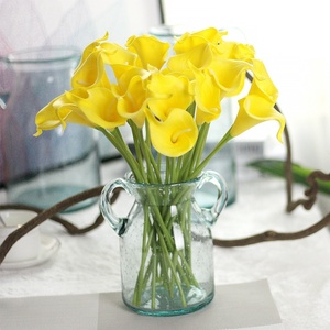 <span class=keywords><strong>Casa</strong></span> decoración Real Artificial flores amarillo Pu Mini de Calla <span class=keywords><strong>Lily</strong></span> - Product Image 1