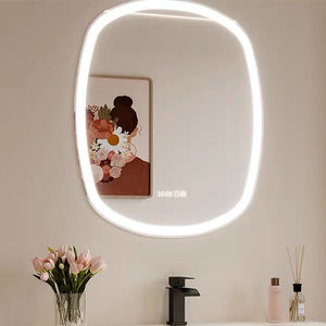 Nuevo precio de fábrica de diseño con tocador de material de PVC Gabinetes de baño de estilo moderno para la venta Iluminación de tocador de baño - Product Image 2