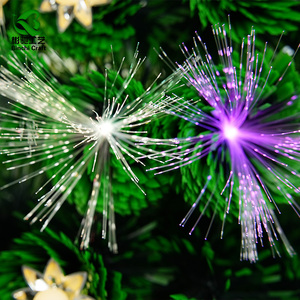 <span class=keywords><strong>Sapin</strong></span> <span class=keywords><strong>de</strong></span> <span class=keywords><strong>Noël</strong></span> Artificiel Pré-Éclairé en PVC avec 100-500 Lumières LED, Décoration Intérieure en Forme <span class=keywords><strong>de</strong></span> Pin, <span class=keywords><strong>Étoile</strong></span> Supérieure Incluse, Étanche - Product Image 4