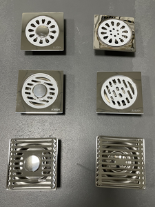 OEM Modern Black Gray Slivery Bathroom Shower Accessories Brass 4 Inch Anti Odor SUS 304 316 Stainless Steel Floor Drain - Product Image 5