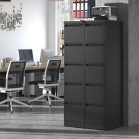 Vente en gros Verrouillable 4 tiroirs Mobilier de bureau blanc Classeur métallique moderne grande armoire de rangement en acier