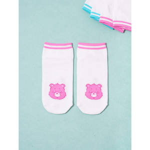 ถุงเท้าเด็กสีชมพูสำหรับดูแลหมีนิกเกอร์ถุงเท้า - Product Image 1