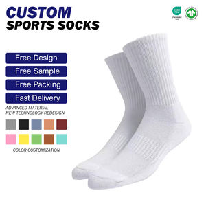 निर्माता के आकस्मिक खेल यूनिसेक्स मोजे, कस्टम लोगो चालक दल की ऊंचाई लुभावनी बांस के नीचे शरीर - Product Image 1