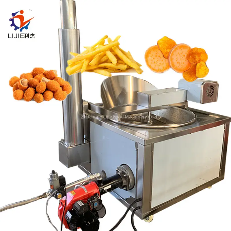 Mesin penggoreng makanan/mesin penggoreng keripik penjualan laris pabrik SUS 304/316