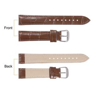 สายนาฬิกาหนังลายสลับแบบกันน้ำ ขนาด 12 มม. 14 มม. 22 มม. สำหรับนาฬิกาทุกประเภท ขายส่ง - Product Image 5