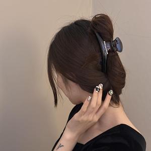 Pinza de Pelo de Lujo Ecológica Más Vendida, Colorida, de Acetato y Perlas, con Decoración de Diamantes de Imitación, Accesorios para el Cabello para Niñas - Product Image 3