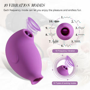 Huevo Vibrador Portátil para Estimulación Oral y Clítoris, Herramienta <span class=keywords><strong>de</strong></span> Masturbación con Lengua Vibrante para Mujeres - Product Image 3
