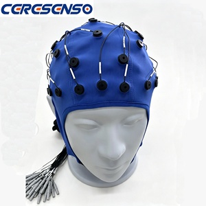 Casque <span class=keywords><strong>EEG</strong></span> Ceresenso en tissu épais et durable, pré-câblé, système 10-20 pour neurodiagnostic, dépistage d'épilepsie par <span class=keywords><strong>EEG</strong></span>, surveillance du sommeil par <span class=keywords><strong>EEG</strong></span> - Product Image 3