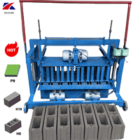 Machine de Fabrication de Blocs de Ciment Pratique, Machine à Briques en Béton pour Mouler des Blocs avec Remise Limitée dans le Temps