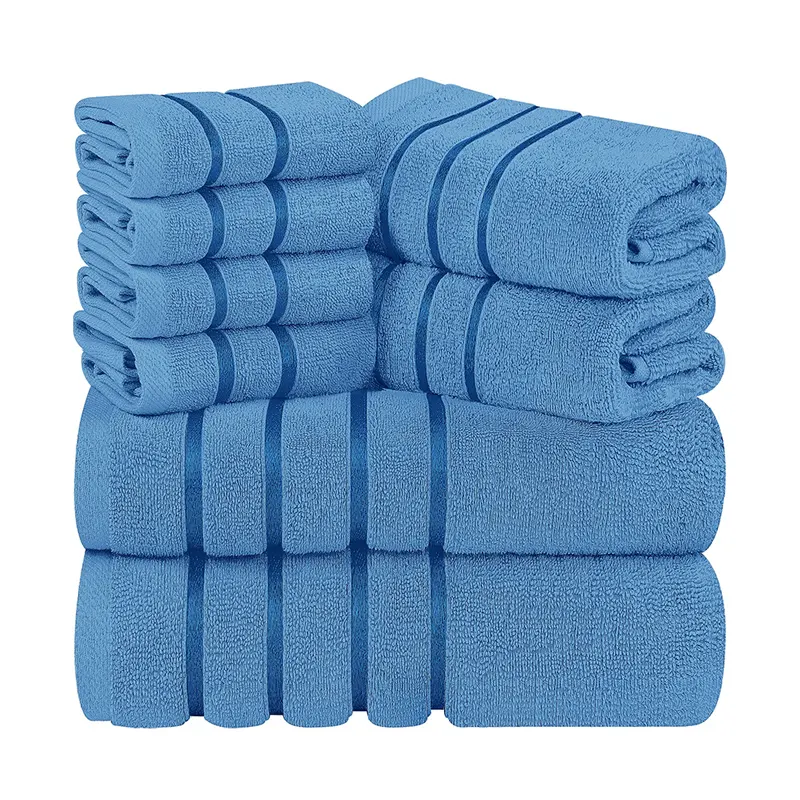 Hochwertiges heiß verkauftes Handtuch set 100% Baumwolle Mikro faser mehrfarbiges Sport tuch Schnellt rocknend