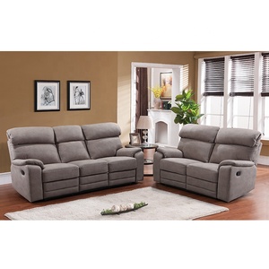 أريكة عصرية من الجلد الطبيعي الناعم مع وسادة نوم مع سرير 3 + 2 مقاعد لغرفة المعيشة مع مفتاح - Product Image 2