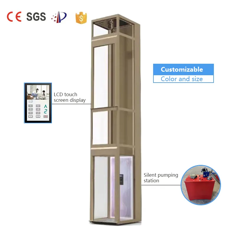 小型エレベーターハウスパーソナルカプセルホームエレベーションデザインホーム用
