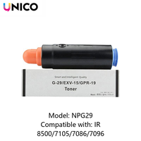 Cartouche de toner compatible UNICO à haut rendement NPG29 pour imprimante Canon IR 8500 7105 7086 7096, remplacement de cartouche de toner de qualité supérieure