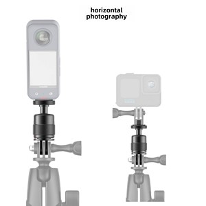 Adaptador de Montaje Multiángulo Universal de Aluminio con Cabezal Giratorio de 360° y Conector de Tornillo de 1/4 para GoPro Hero 13, DJI Osmo Action, Insta360 - Product Image 4