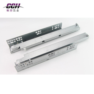 Glissières de tiroir à fermeture douce robustes, à montage sous plan, rails coulissants cachés à extension complète pour <span class=keywords><strong>armoire</strong></span> - Product Image 6