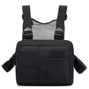 Utility Outdoor <span class=keywords><strong>Molle</strong></span> Combat <span class=keywords><strong>Tactical</strong></span> Borst <span class=keywords><strong>Rig</strong></span> Duurzaam Edc Borstpakket Voorzak Heren Tactisch Vest - Product Image 1