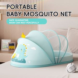 SUNNUO Moustiquaire pliable portable pour bébé, fonction anti-moustiques, respirante, 100% coton, motif animal mignon pour l'été - Product Image 2