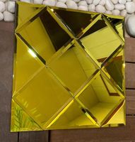 AYSHA Nouvelle Mosaïque en Verre Antioxydante Améliorée 30*30cm Style Art Déco pour la Décoration Intérieure