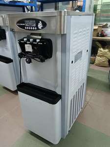 Macchina Professionale per Gelato Soft, Gelatiera Automatica a 2 Gusti con Corpo in Acciaio Inox per Ristoranti, Hotel e Negozi - Product Image 4