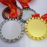 Haute qualité Logo personnalisé or métal en alliage de zinc médaille ronde poids lutte victoire trophée sur mesure Sport Souvenir