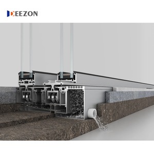 Nfrc ประตูบานเลื่อนกระจกสองด้านอลูมิเนียมงานหนักปรับแต่งได้ดีไซน์ทันสมัยเคลือบผงแบบพาโนรามาภายในห้องนั่งเล่น - Product Image 1