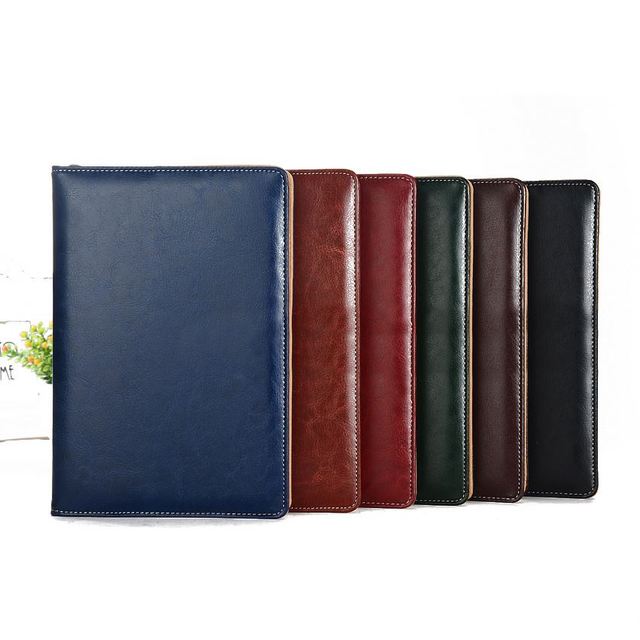 Cute Handmade PU Leather A5 Loose-Leaf Printed Diary Stationery Notebook for Students Gift