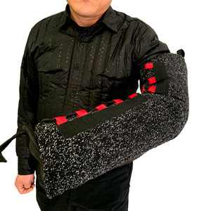 Manchon de protection professionnel pour chiens - Outil d'entraînement au morsage en jute résistant aux déchirures, équipement de protection robuste pour chiots et chiens de travail - Product Image 1