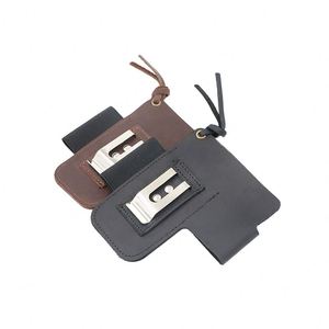 Étui de ceinture multi-outils en cuir, organiseur de ceinture pour lampe torche EDC, étui de couteau en cuir véritable, pochette organisatrice - Product Image 4