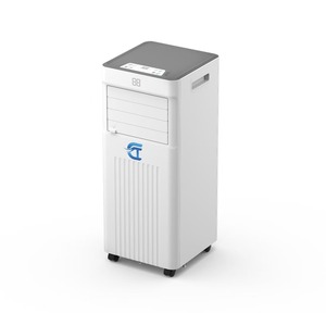 เครื่องปรับอากาศแบบพกพา 9000 BTU ระบบทำความเย็น สีขาว วัสดุพลาสติก สำหรับใช้ในบ้าน พร้อมตัวตั้งเวลา - Product Image 1