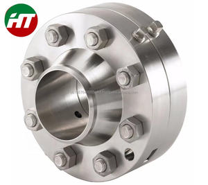 Raccord à bride SS 4 pouces 600 WN avec orifice de 1 pouce 150 # -2500 #   Classement de résistance à la pression, surface polie, certifié ISO 9001 - Product Image 1