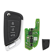 Clé universelle filaire XHORSE Vvdi, style couteau, 3 boutons, XKKF03EN, pour l'Amérique du Sud