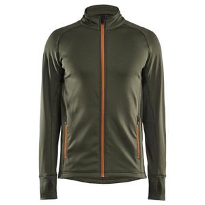 BLAKLADER - 4735253942404XL Chaqueta polar Forest Green/Rust - EAN 7330509941706 CHAQUETAS DE TRABAJO INVIERNO SOFTSHELL Y CHAQUETAS ACOLCHADAS - Product Image 1