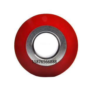 Roue d'aspiration pour plieuse de papier, diamètre extérieur 123 mm, trou intérieur 55 mm, hauteur 60 mm, en plastique - Product Image 2