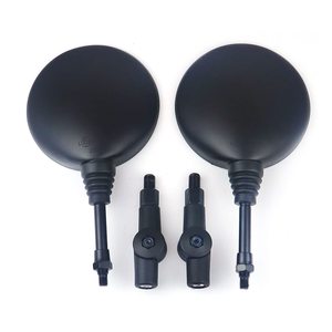 10mm Round Folding Rearview Motorcycle <b>Mirrors</b> for Sports Bike Suzuki Cruiser Scooter for Honda - Product Image 5
