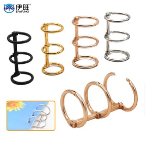 Anillas Metálicas para Encuadernación de 3 Anillos, Clip para Hojas Sueltas, Anillas para Calendario de Mesa, Fábrica YIWANG - Product Image 1