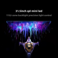 Écran de jeu REDMI GPro 32U 2026 31,5 pouces QD-Mini LED à taux de rafraîchissement élevé 4K P32UEA-RGP, écran/affichage intelligent pour ordinateur