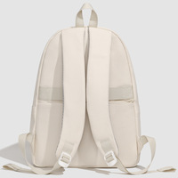 Sac à dos transfrontalier tendance pour garçons et filles, style preppy, design minimaliste uni, idéal pour les collégiens et lycéens