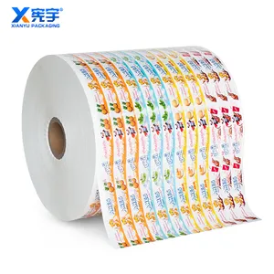 Wholesale Custom Printed food packing mylar film bag roll film for chip packing automatic machine