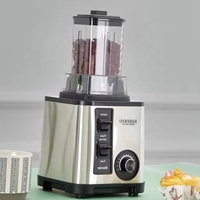 Mélangeur Commercial Professionnel de Table 9500W 0.8-3L, Machine Robuste 6 en 1, Blender Électrique Multifonctionnel pour Cuisine