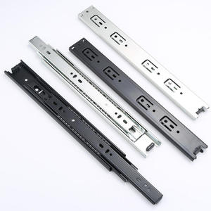 Factory Zinc Plated 35mm 3-fold Telescopic Channel <strong>Rail</strong> Drawer <strong>Slide</strong> Full Extension Ball Bearing Drawer <strong>Slide</strong> - Product Image 5
