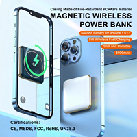 Chargeur portable magnétique 5000 mAh en gros – Mini batterie externe sans fil ultra-fine pour iPhone
