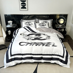 Nữ Hoàng Vua Sang Trọng Chăn Bìa Bộ Rửa Lụa In Kỹ Thuật Số 4Pcs Bộ Đồ Giường Bộ Chăn Bìa Bộ - Product Image 3