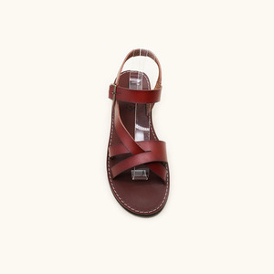 En stock vente en gros de <span class=keywords><strong>sandales</strong></span> pour femmes de style populaire pour la plage et l'extérieur chaussures plates faites à la main - Product Image 5