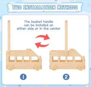 Cá nhân mới quần áo trẻ em gỗ hộp Giỏ bé tắm giỏ với móc áo giá - Product Image 3